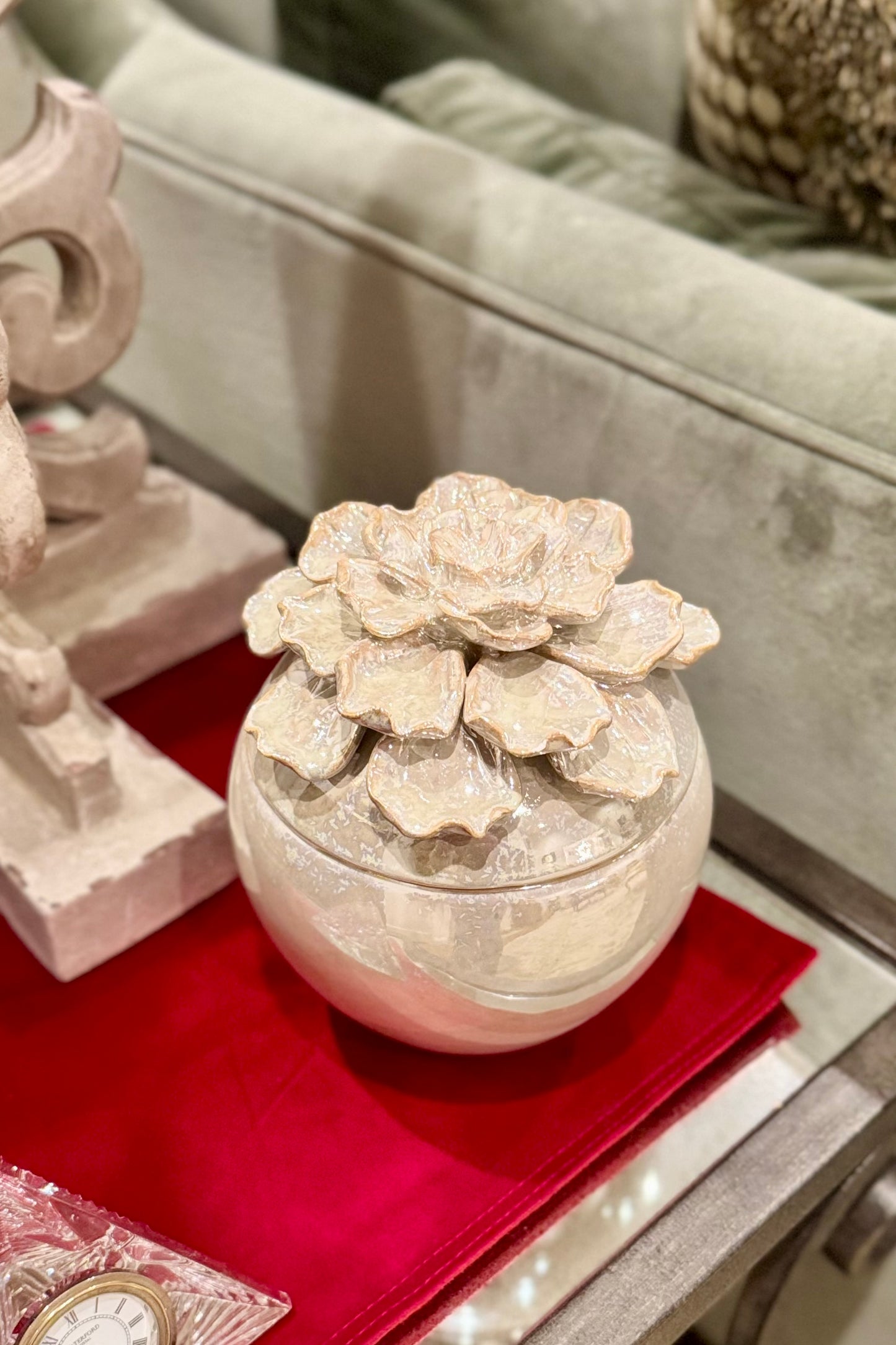 Pearl Blossom Keepsake Jar