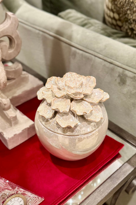 Pearl Blossom Keepsake Jar