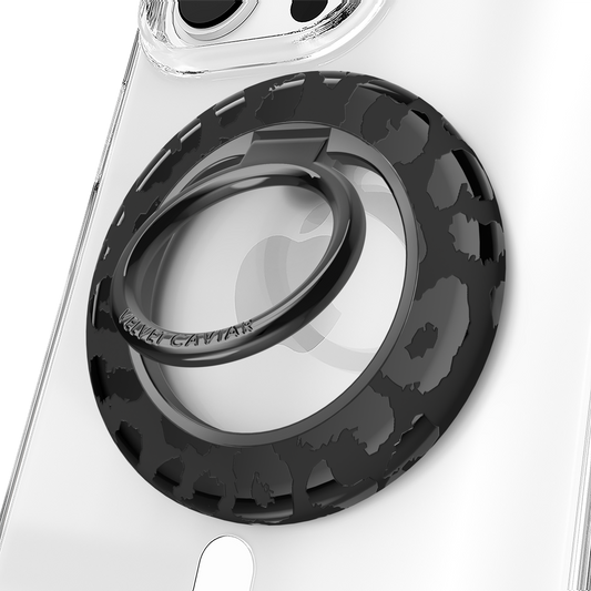 MagSafe Grip Ring- Black Leopard
