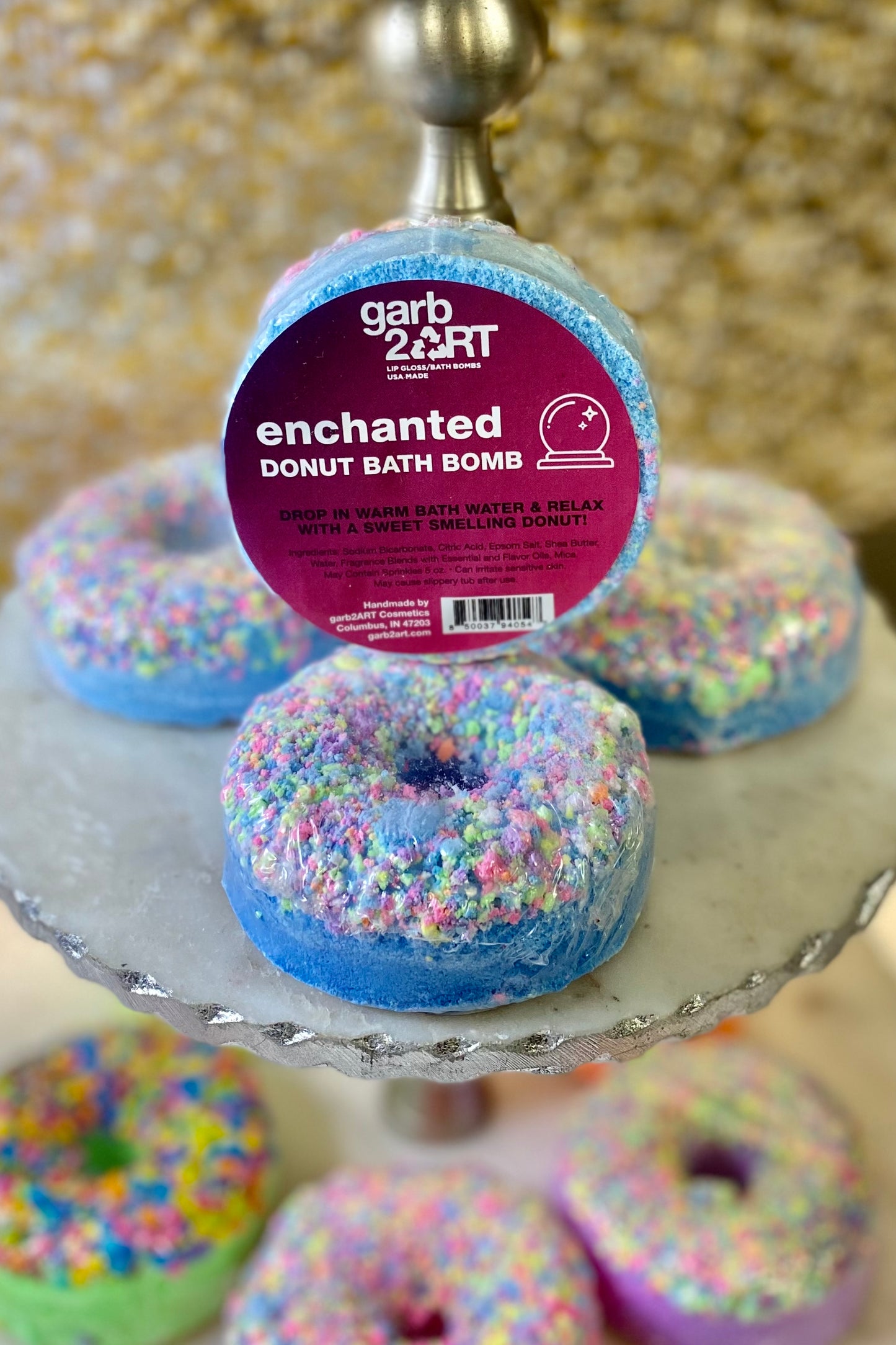 Effervescent Donut Bath Bombs by Garb2Art