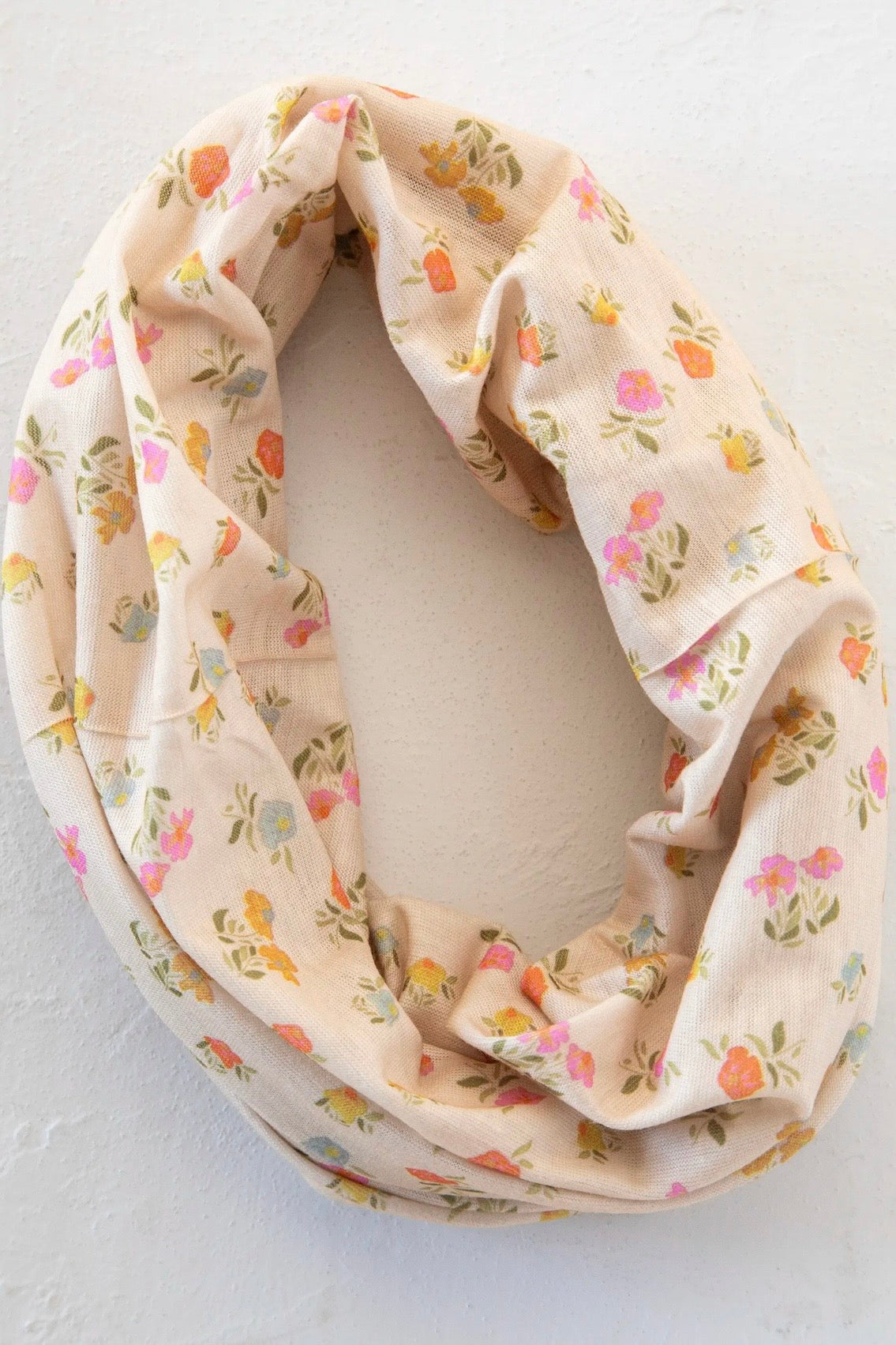 Natural Life Boho Bandeau Headband in Ditsy Floral Cream