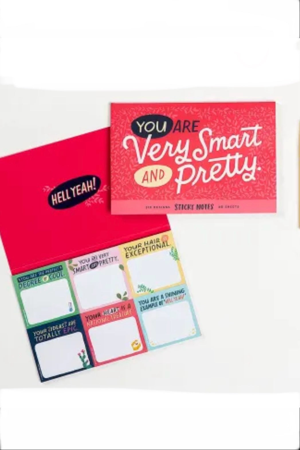 Very Smart and Pretty Sticky Note Set by Em & Friends