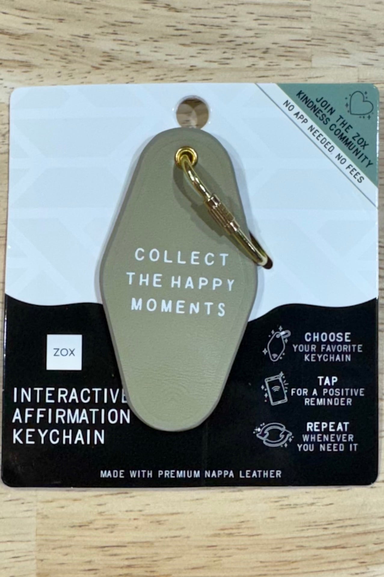 Zox Interactive Bible Verse or Affirmation Keychain