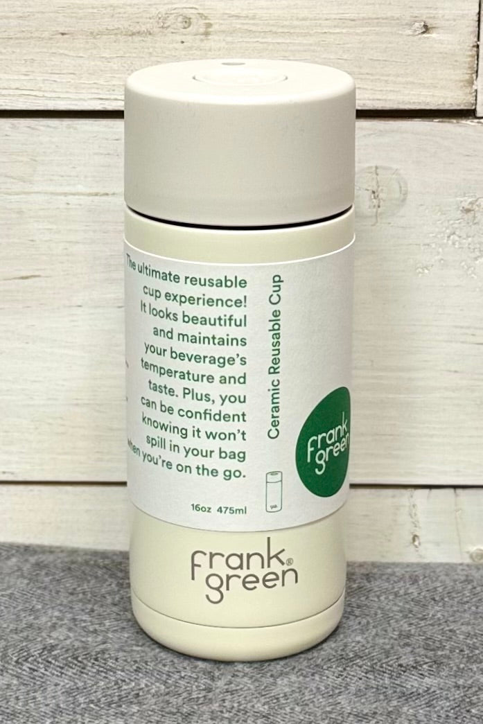 16 oz Frank Green Reusable Bottle with Ceramic Lining- HALF PRICE SUMMER SALE!