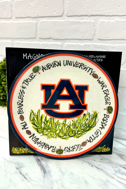 Auburn University Melamine Plate Set of 4