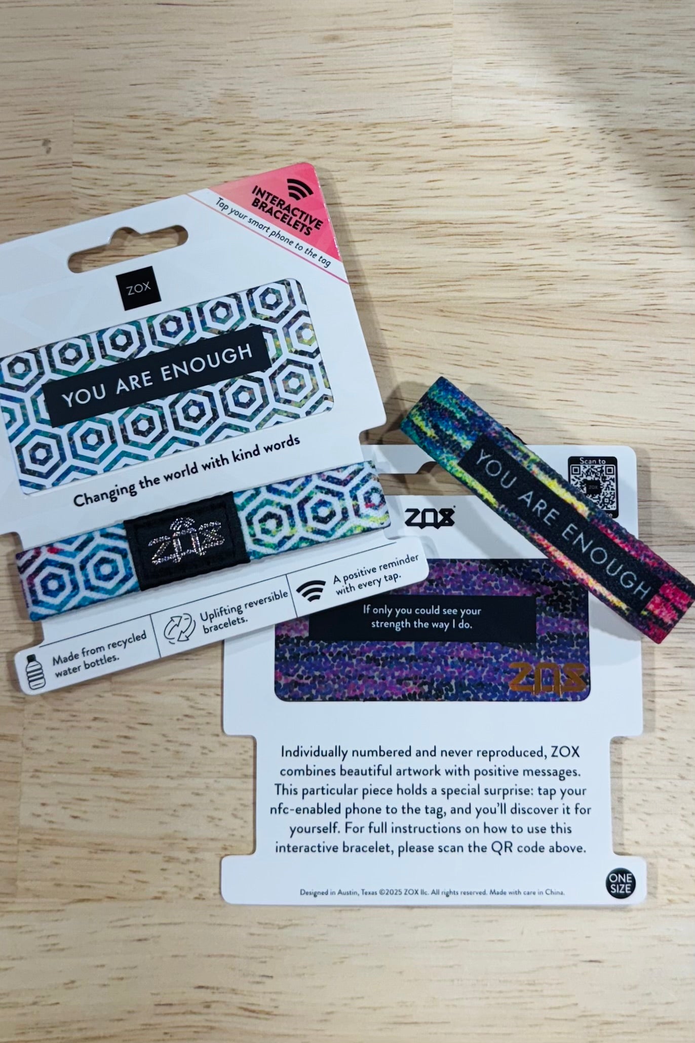 Zox Interactive Affirmation Bracelets