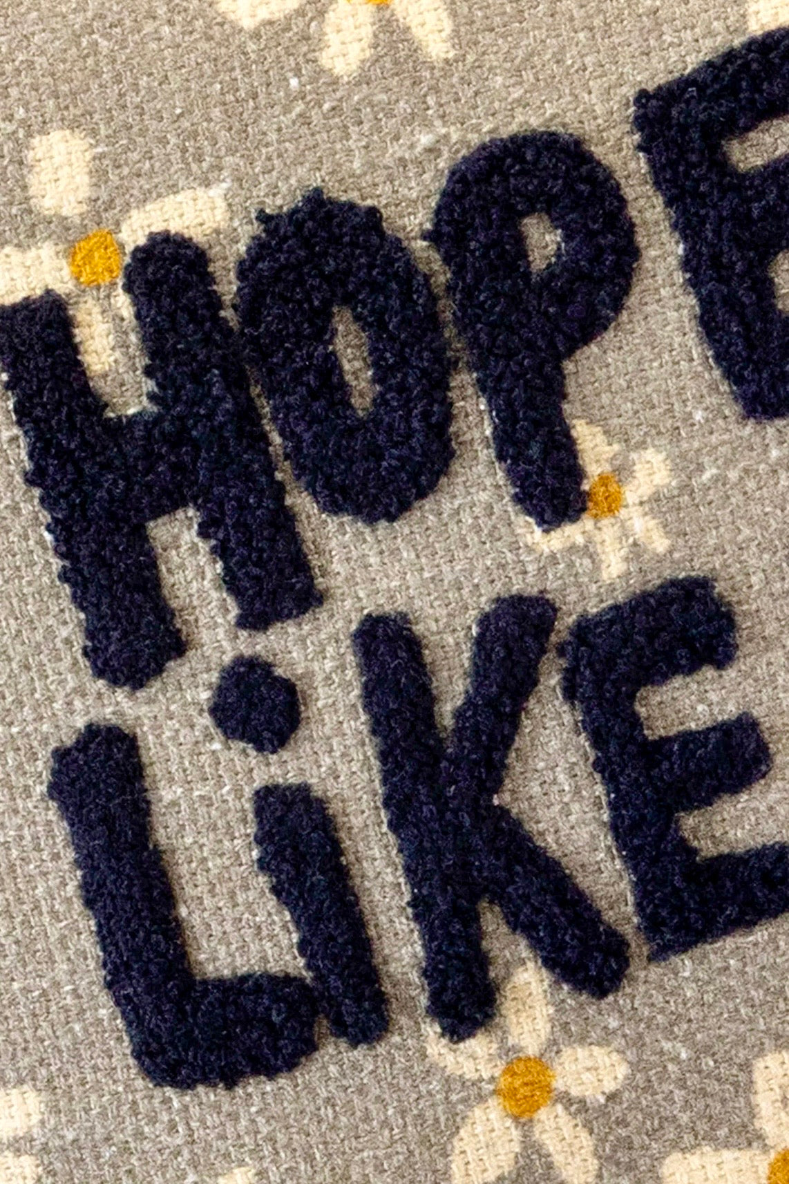 Natural Life Boho Cotton Tassel Pillow- Hope You Like Dogs