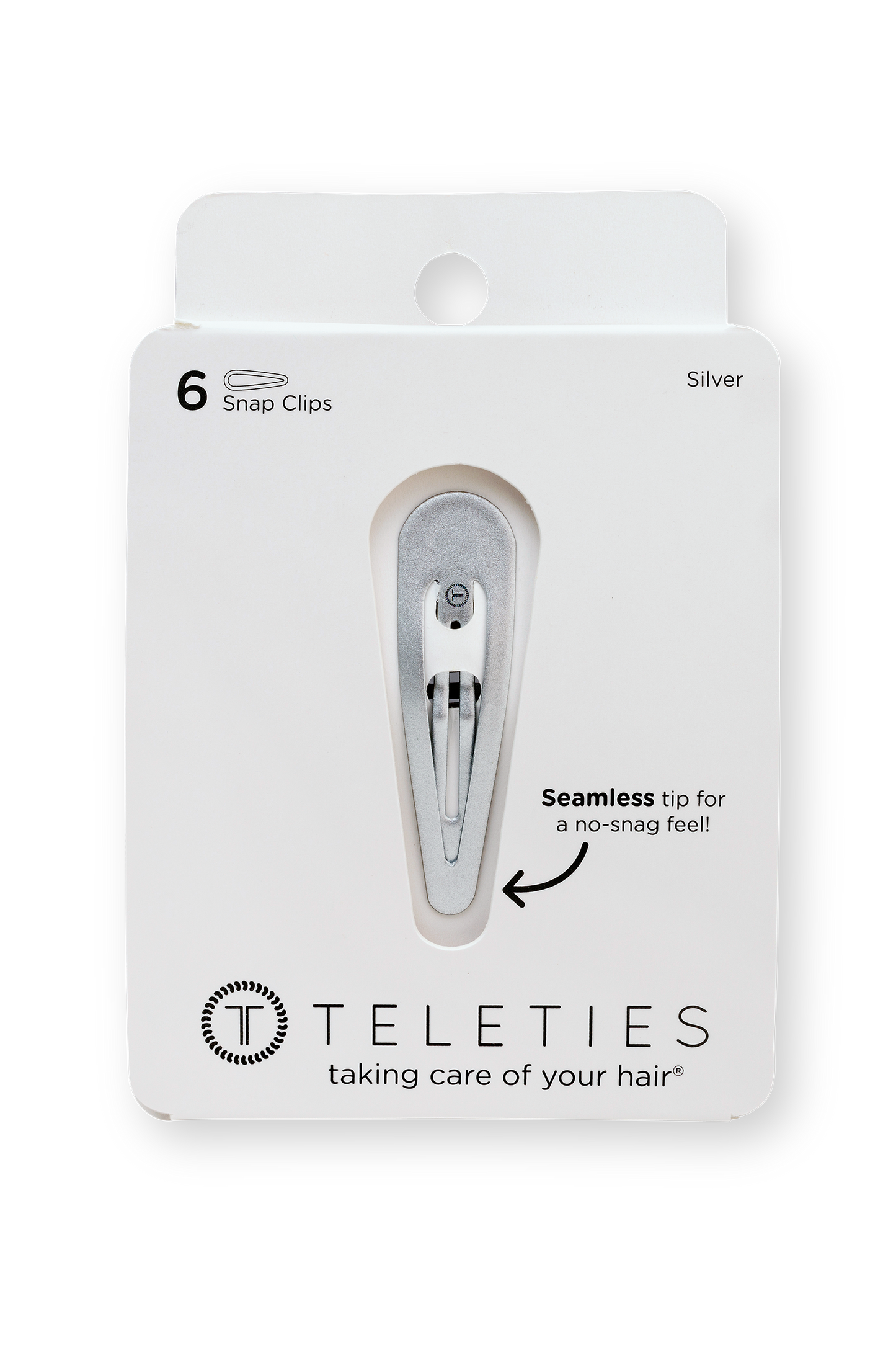 Snap Clip | Silver | 6 Count