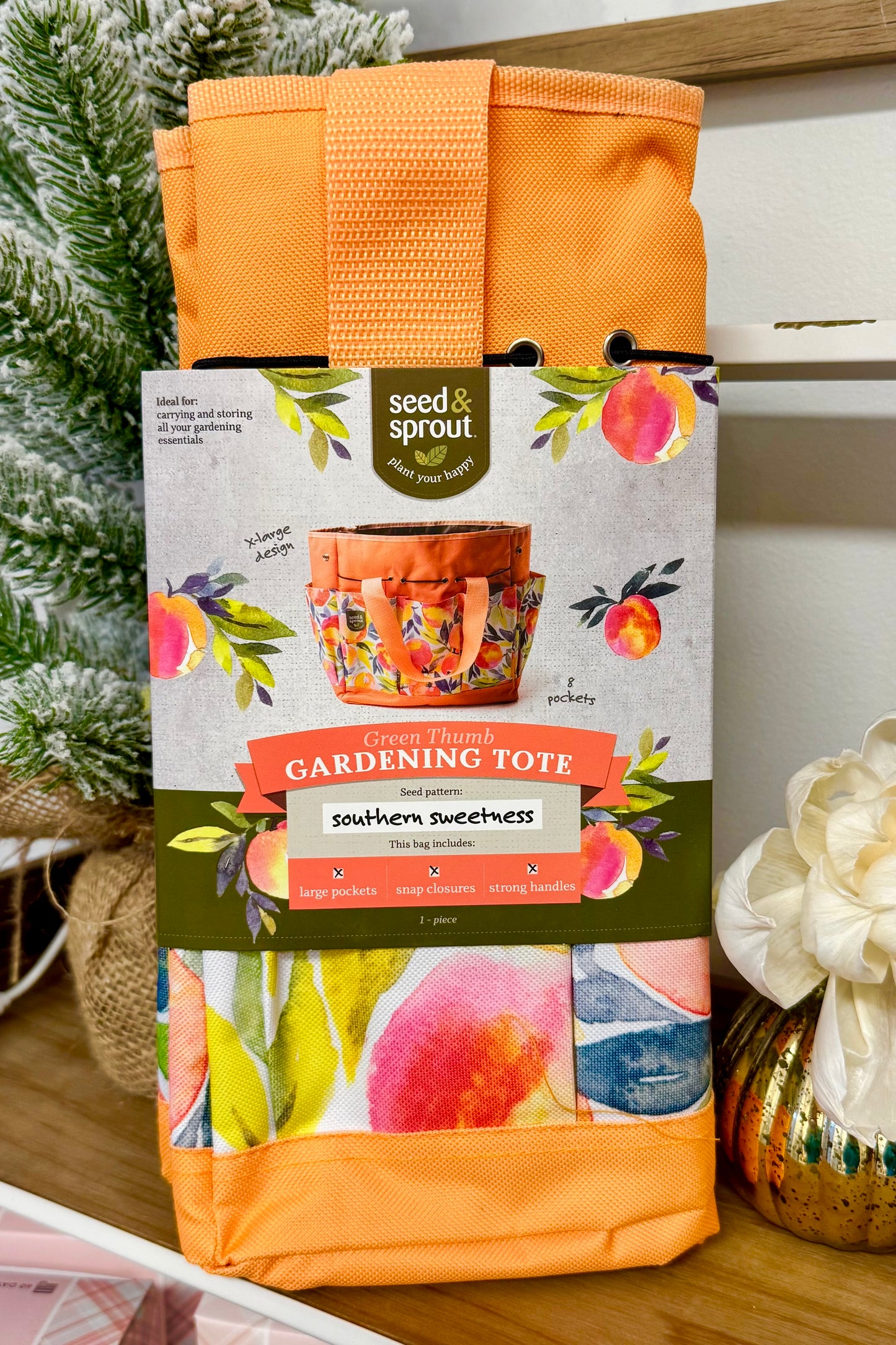 Seed & Sprout Gardening Tote Bag