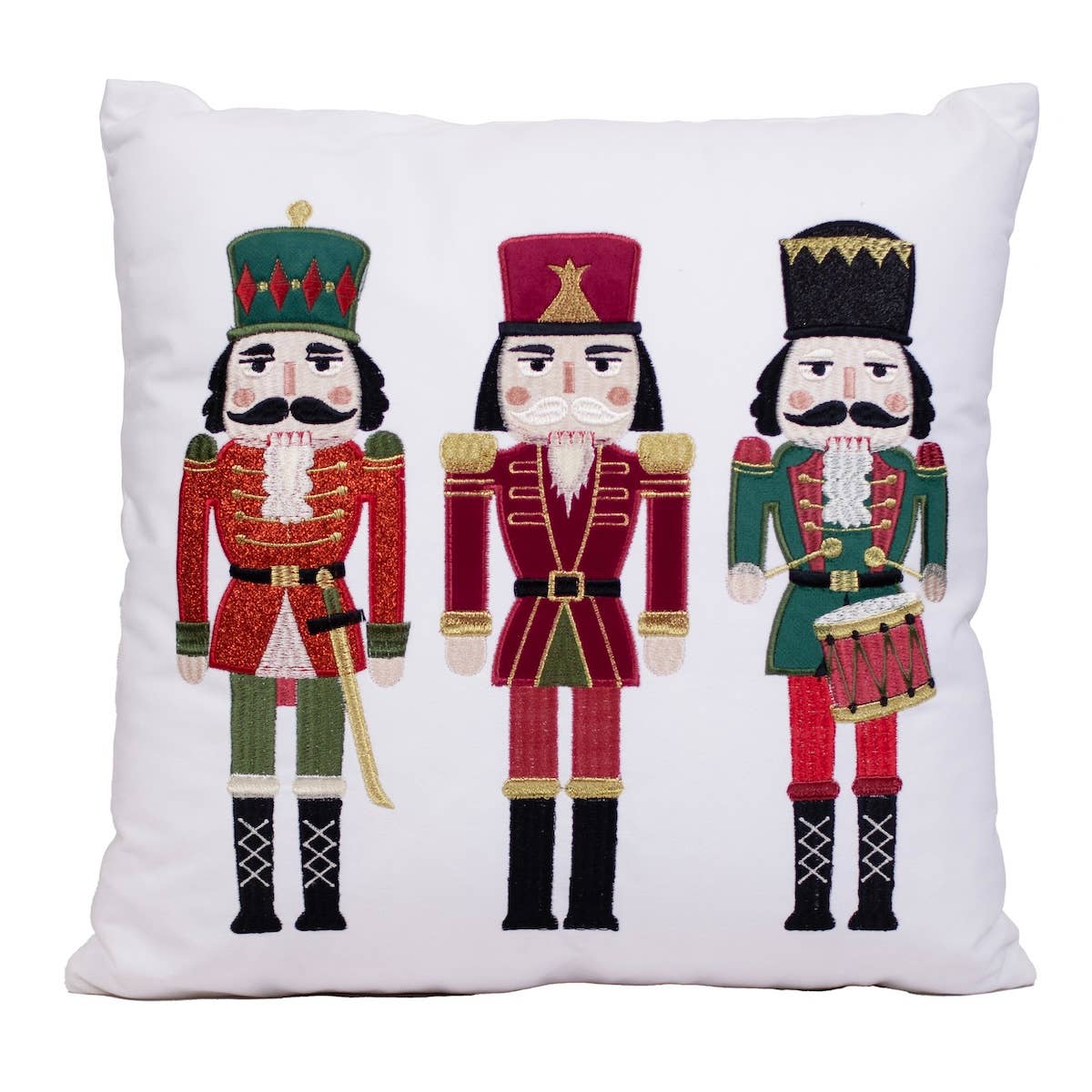 Nutcracker Trio Throw Pillow