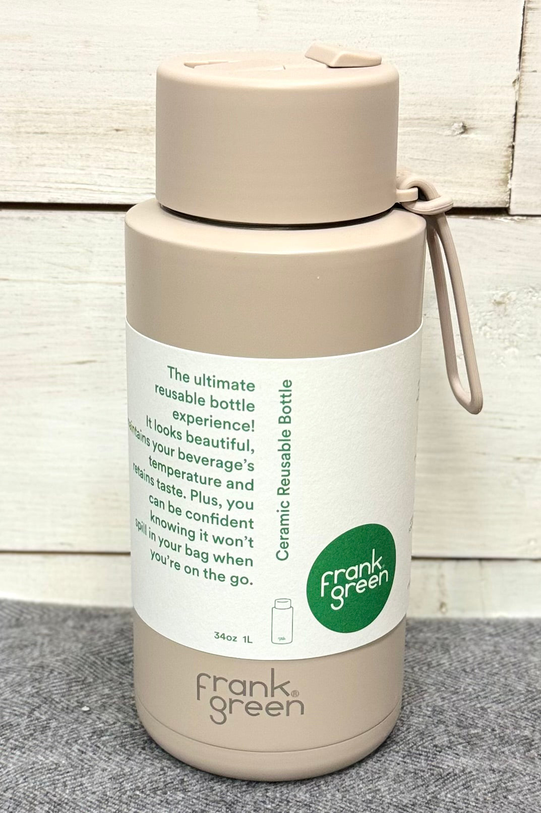 34 oz Frank Green Reusable Bottle with Ceramic Lining- HALF PRICE SUMMER SALE!