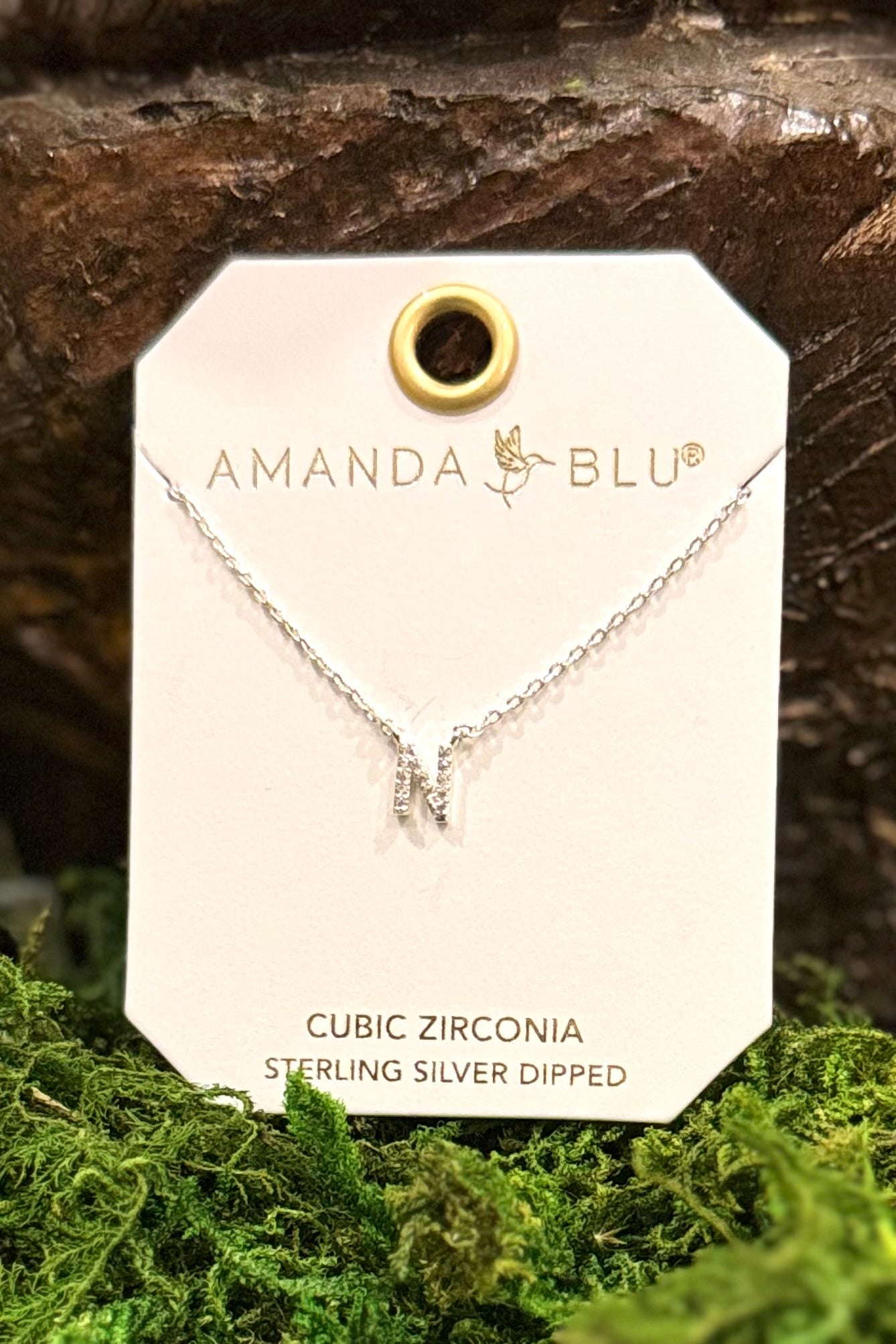 Amanda Blu Initial Necklace in Silver