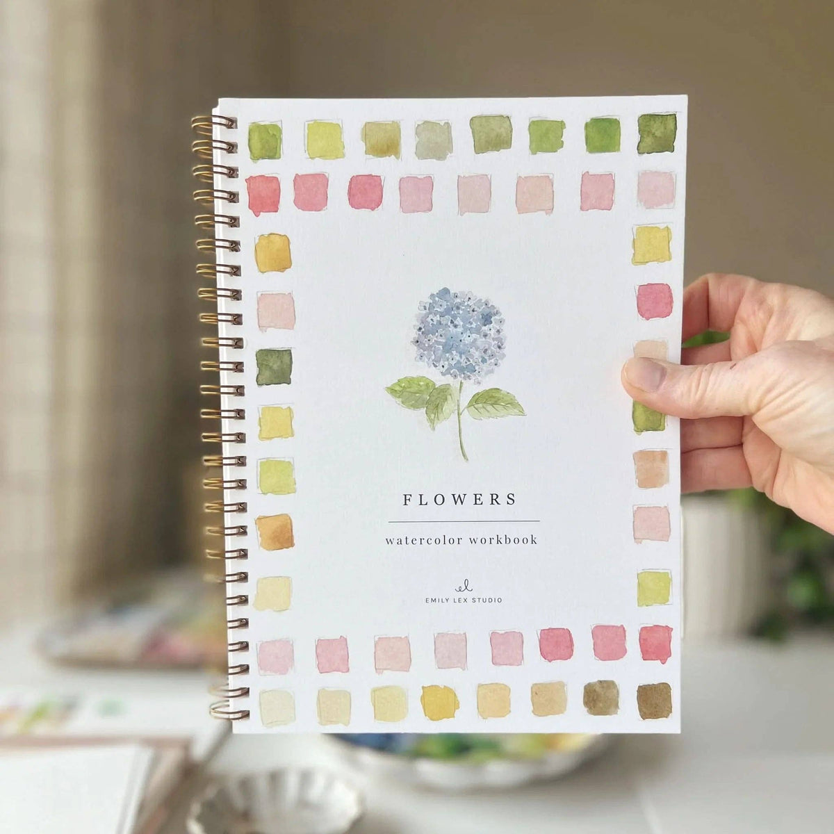 Flowers Watercolor Workbook: Emily Lex Studio