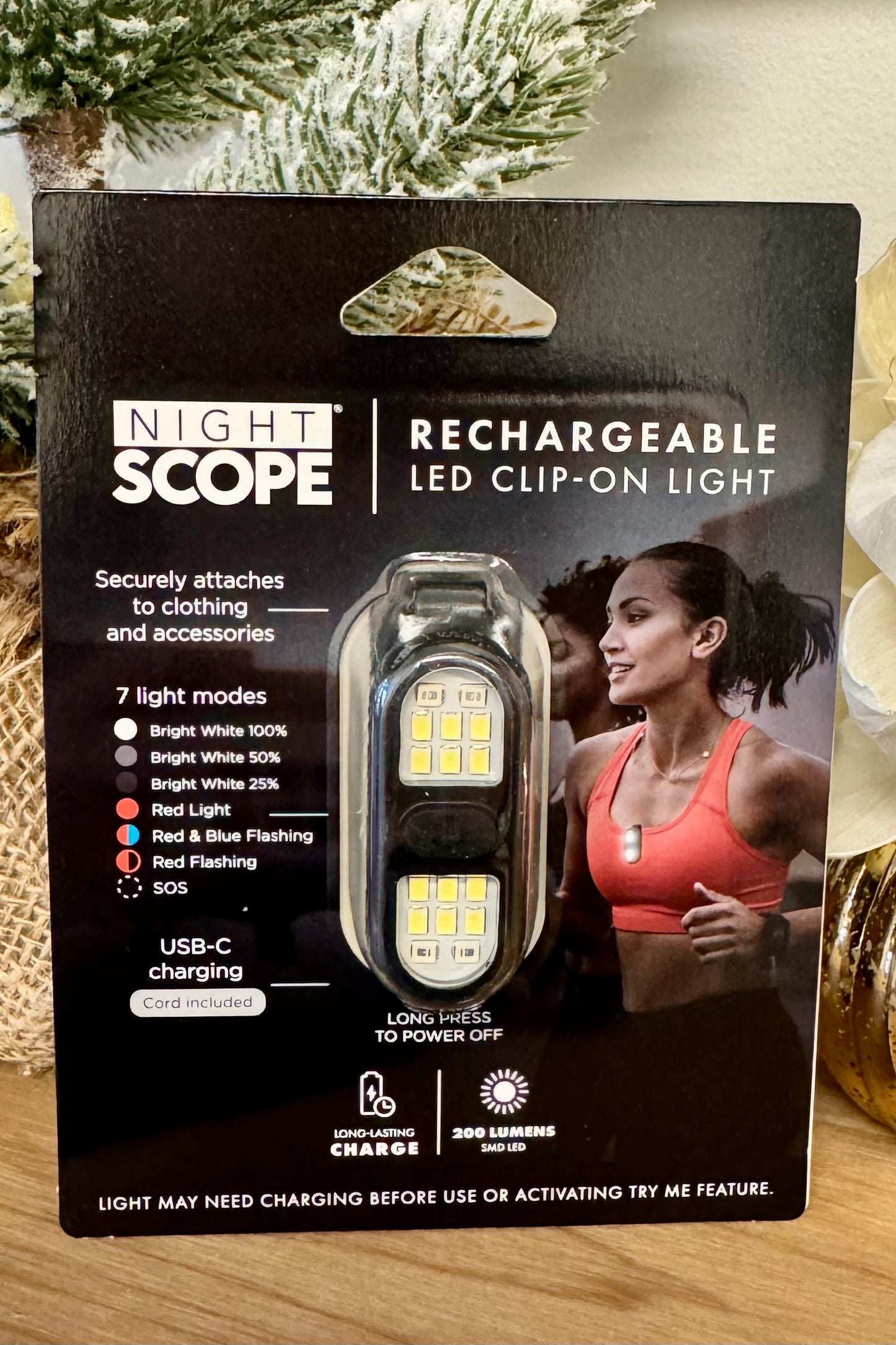 Night Scope Rechargeable LED Clip On Light