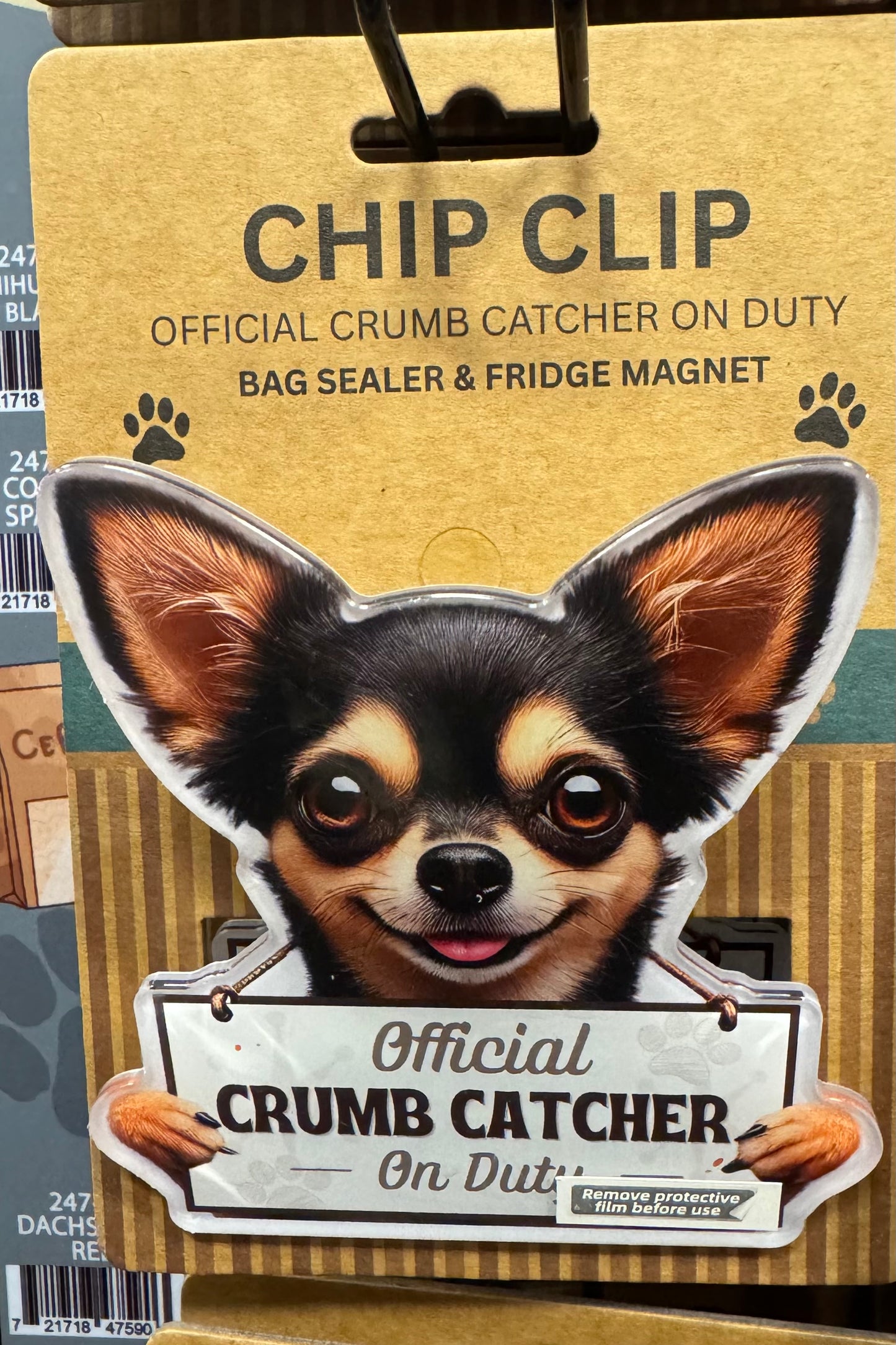 E & S Pets Magnetic Chip Clip- Official Crumb Catcher on Duty