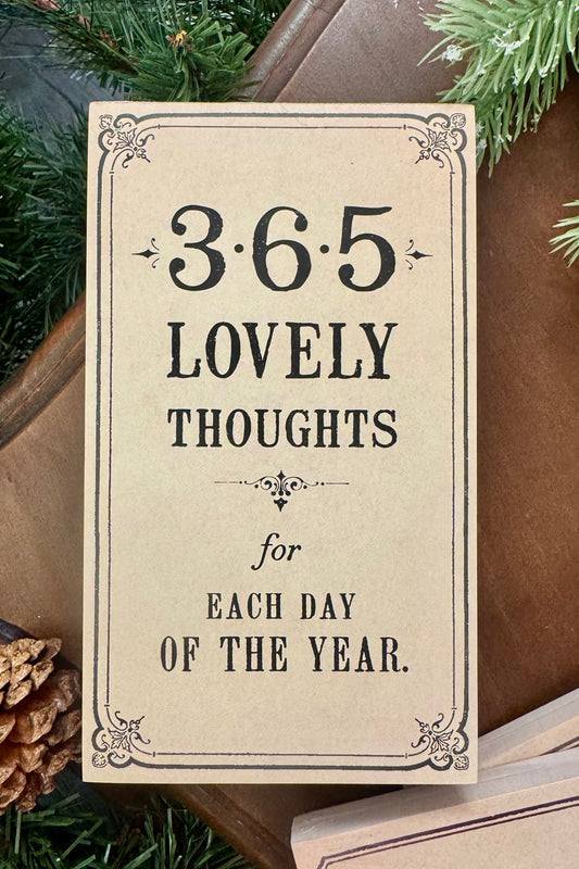 365 Lovely Thoughts for Each Day of the Year by Sugarboo