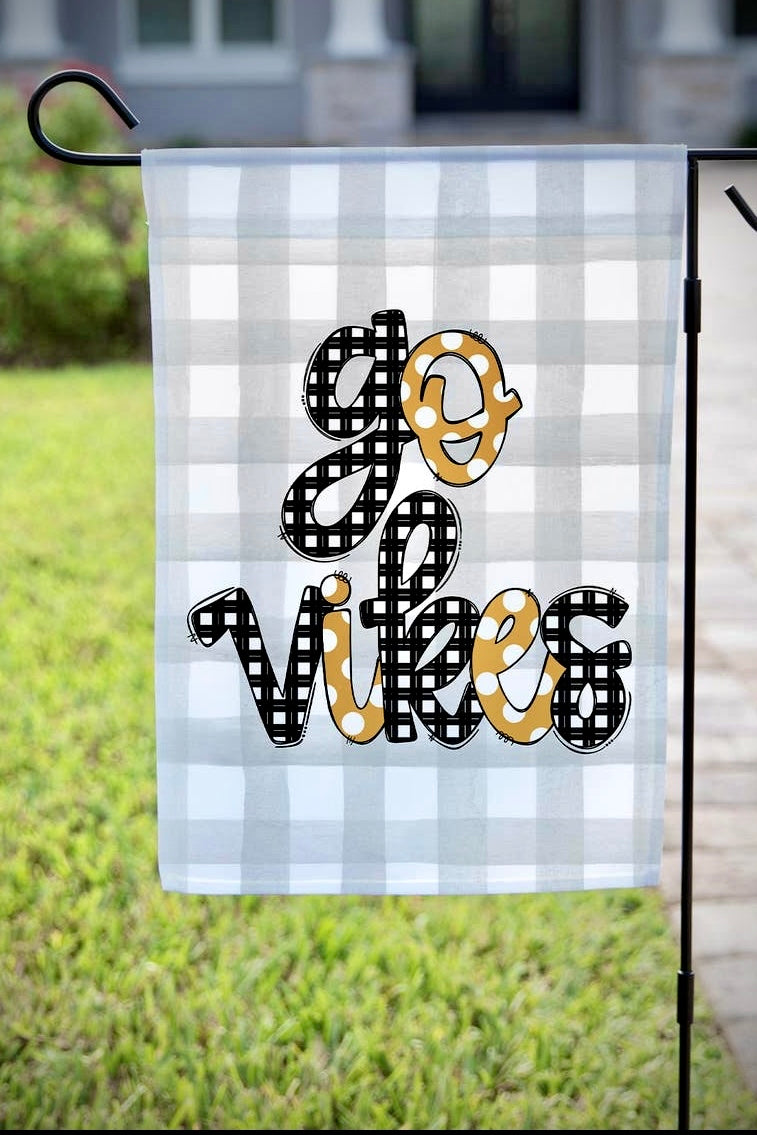 Go Vikes Garden Flag