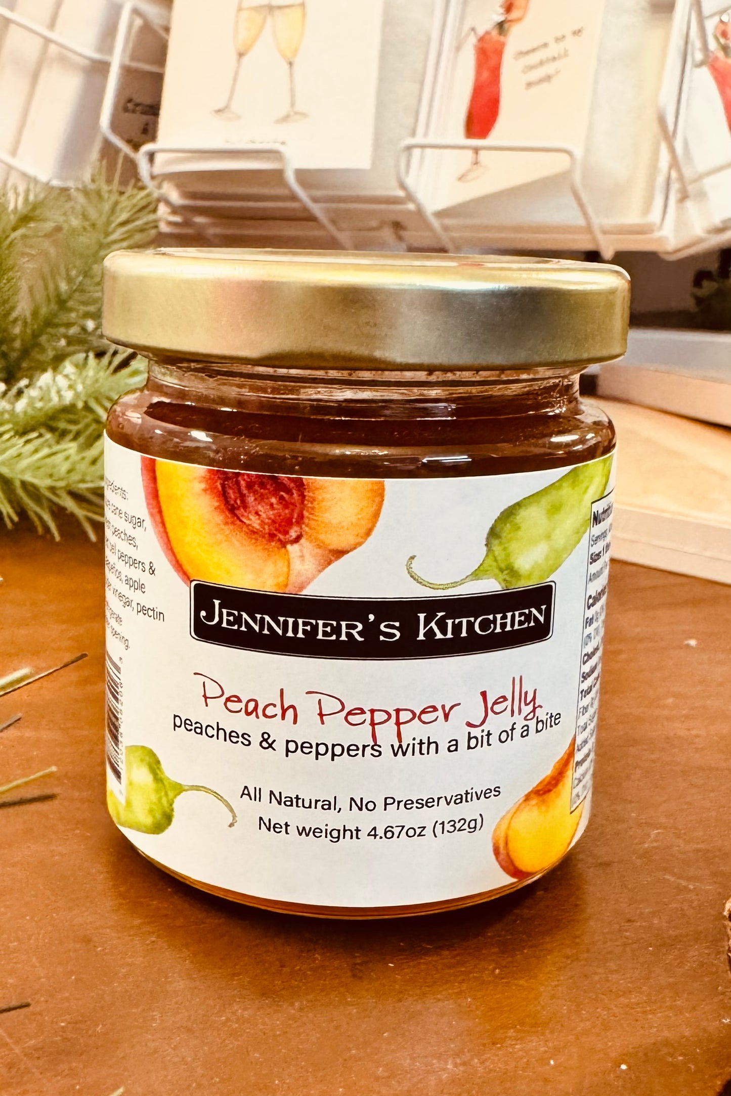 Jennifer's Kitchen 4 oz Pepper Jelly- Choose your flavor