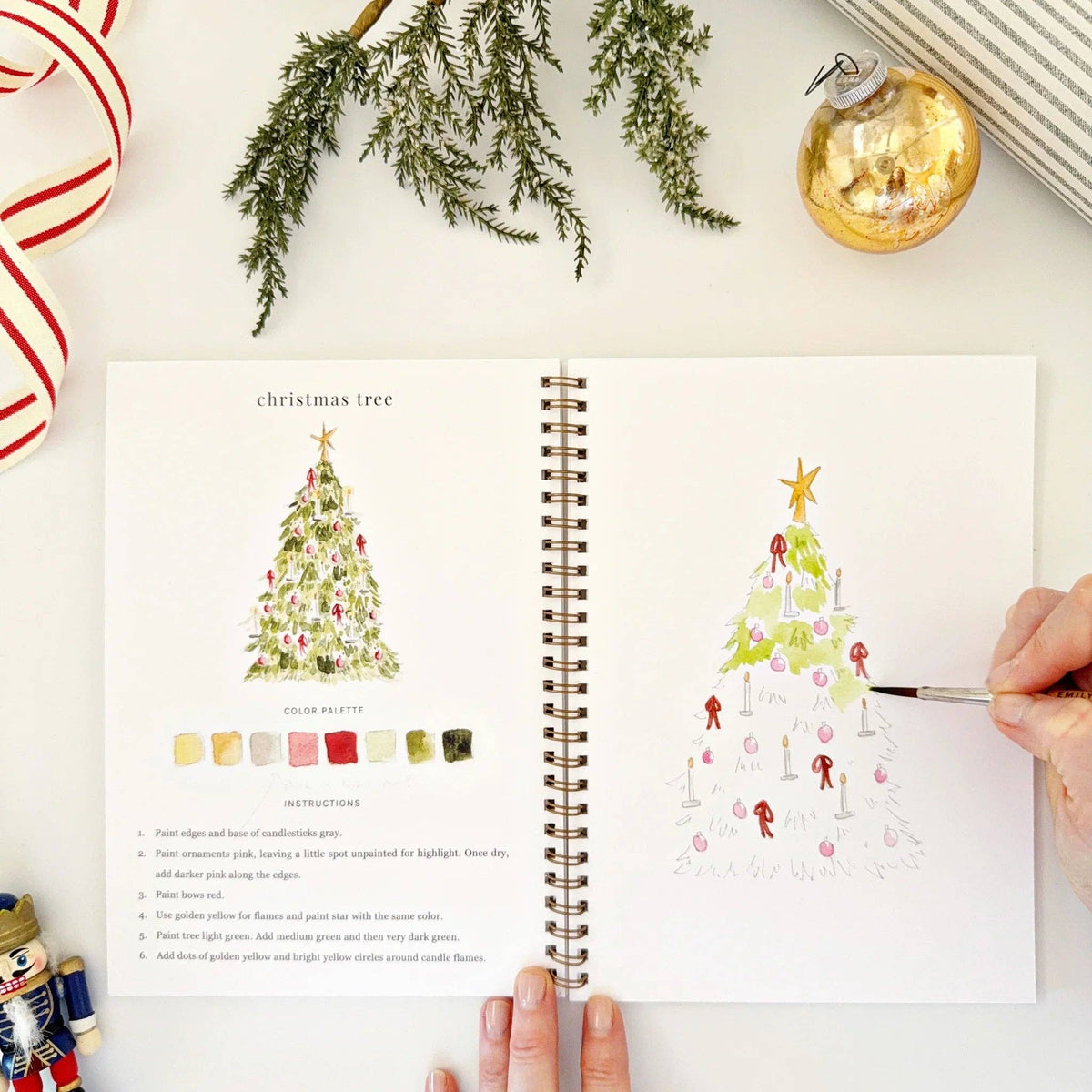 Nutcracker Watercolor Workbook: Emily Lex Studio