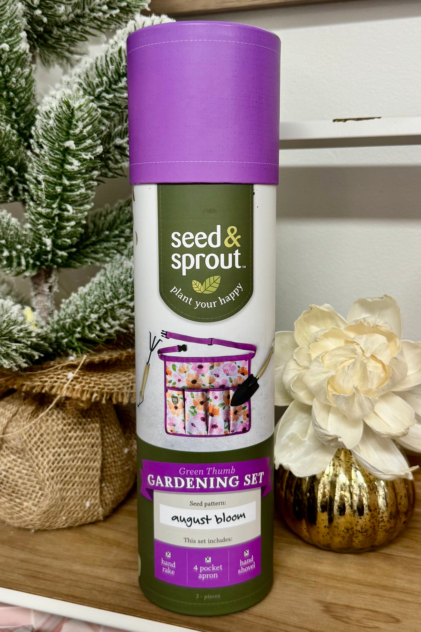 Seed & Sprout 3 Piece Gardening Set
