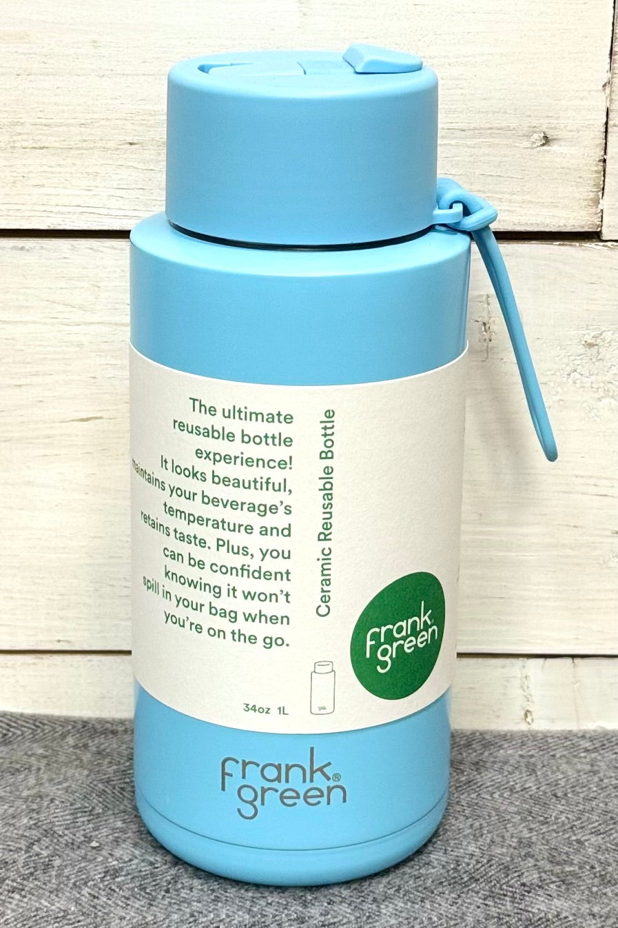 34 oz Frank Green Reusable Bottle with Ceramic Lining- HALF PRICE SUMMER SALE!