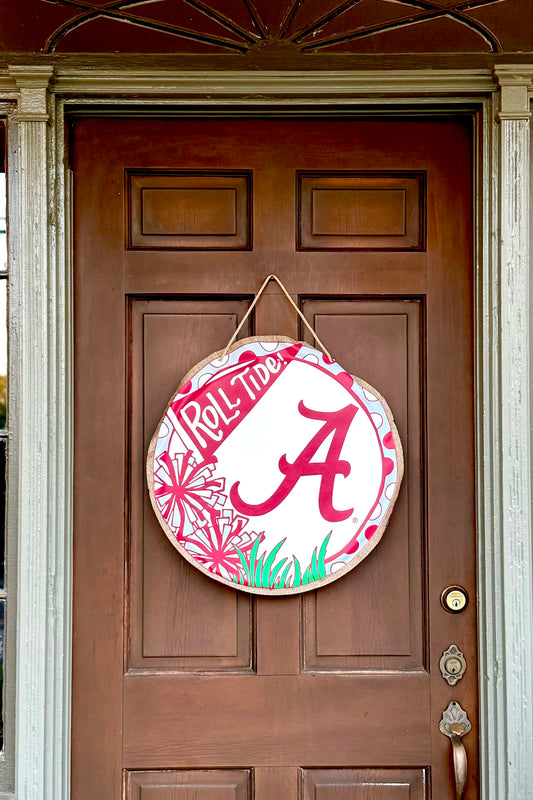 University of Alabama 22” Burlap Door Hanger