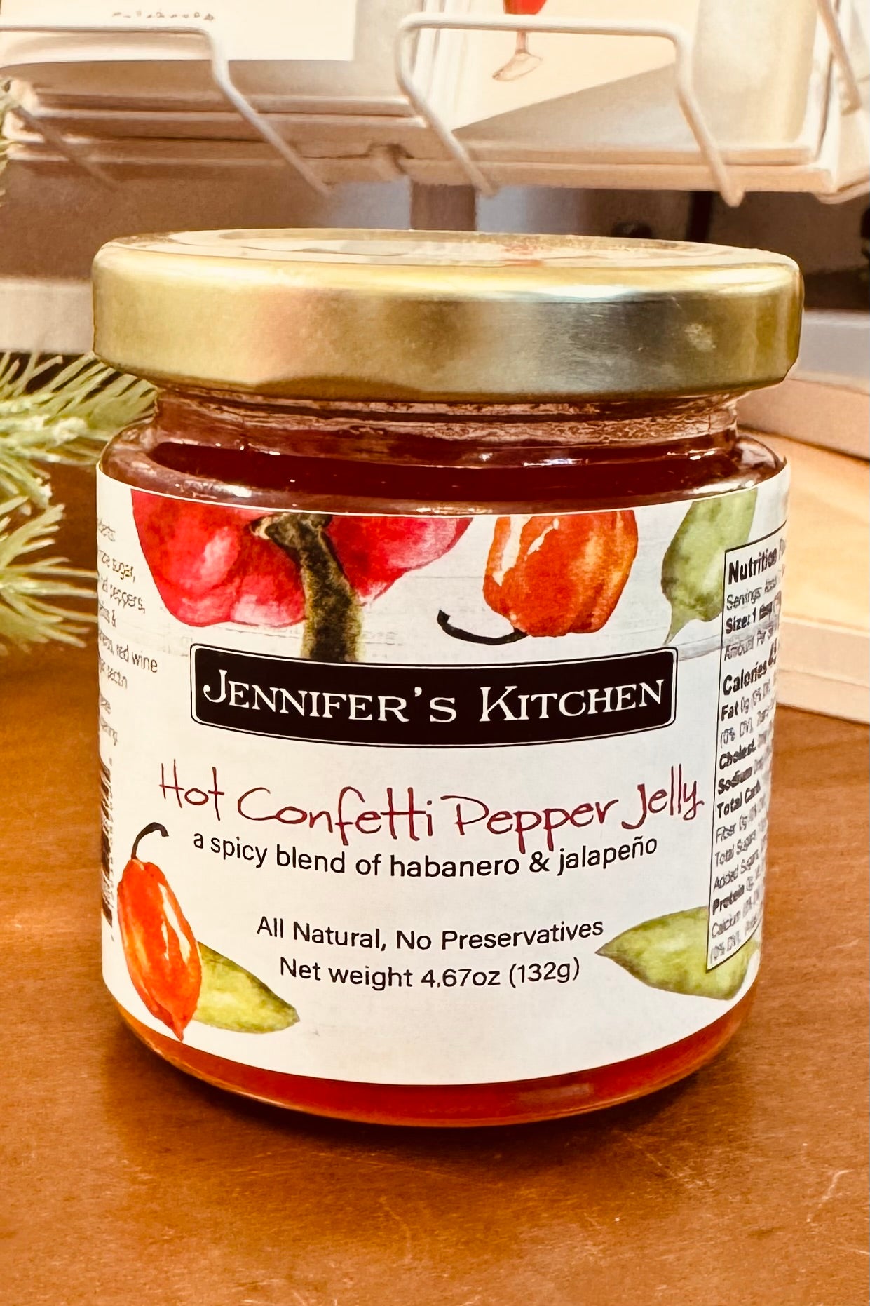 Jennifer's Kitchen 4 oz Pepper Jelly- Choose your flavor