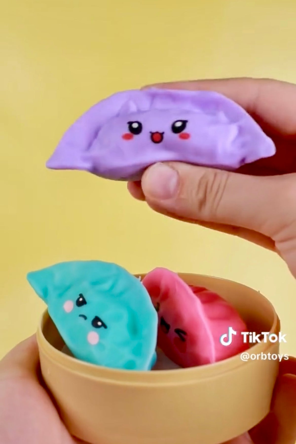 ORB Easy Sqweezy Dumplings Triplets Squishy