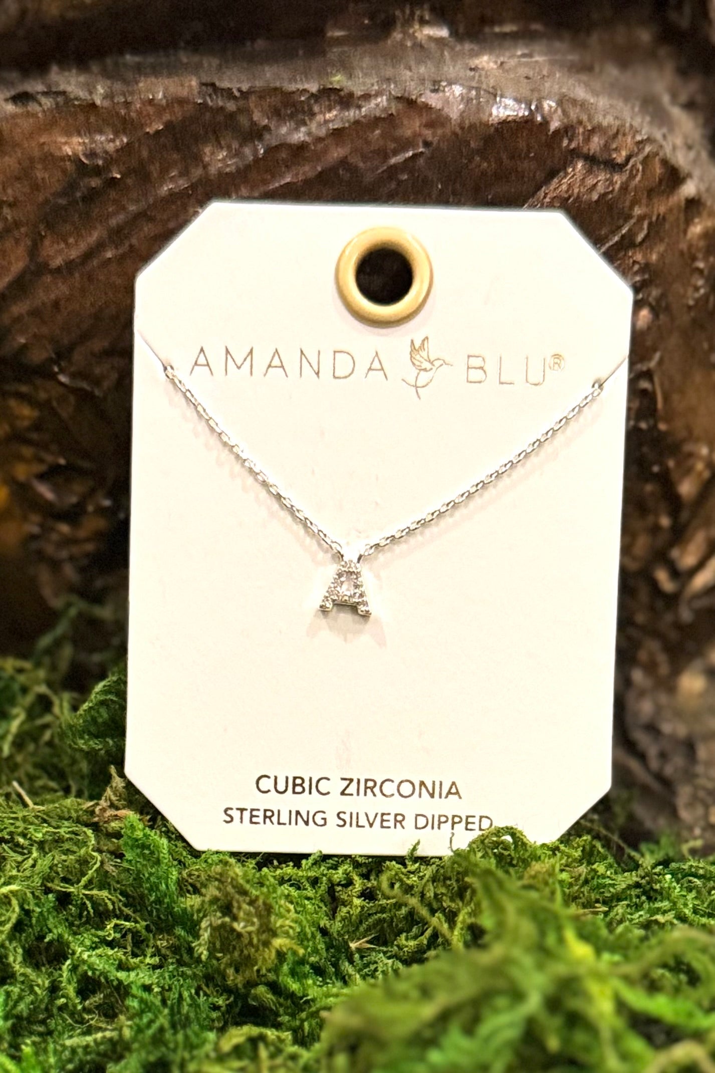 Amanda Blu Initial Necklace in Silver