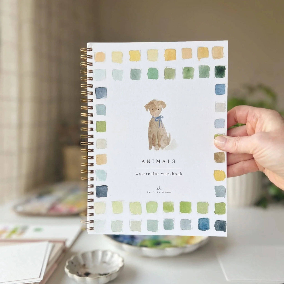 Animals Watercolor Workbook- Emily Lex Studio
