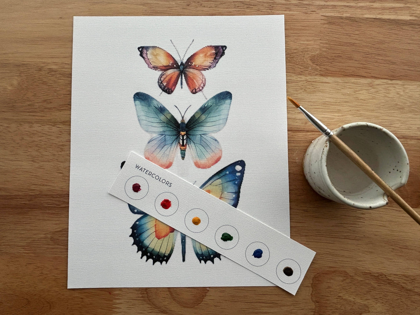 Breathe People Butterflies All-In-One Beginner Watercolor Paint Set