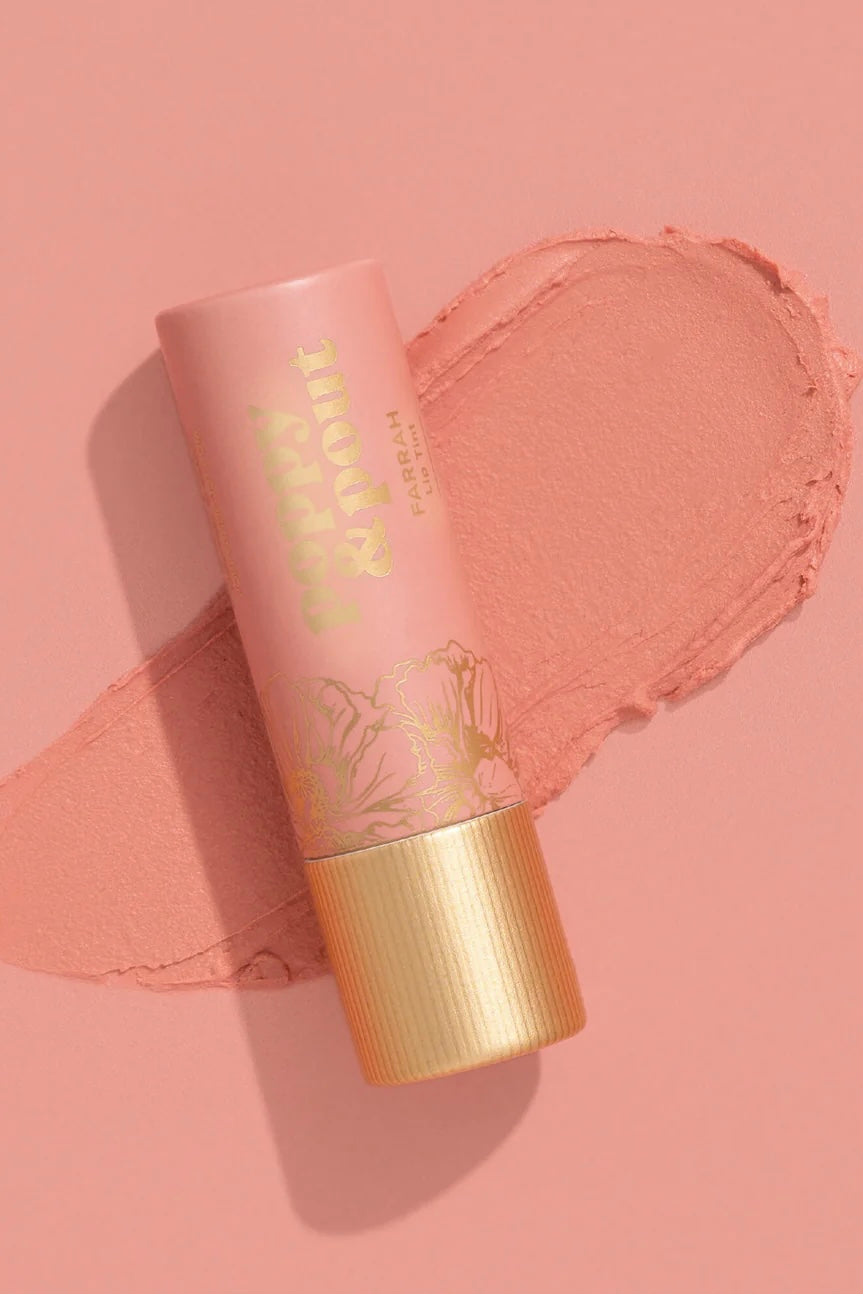 Poppy & Pout Farrah Tinted Sweet Mint Premium Organic Lip Balm