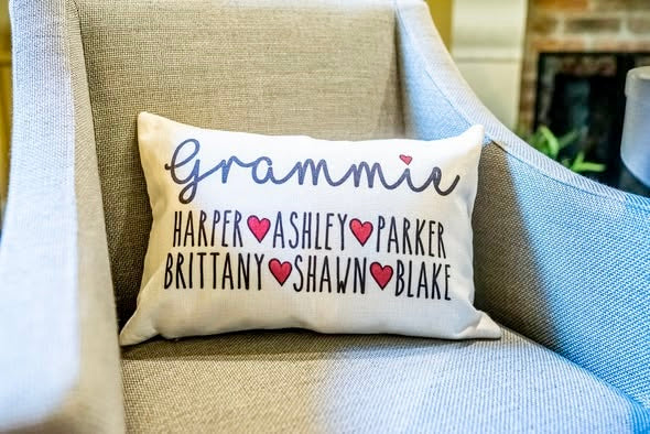 Personalized Parent/Grandparent Pillow