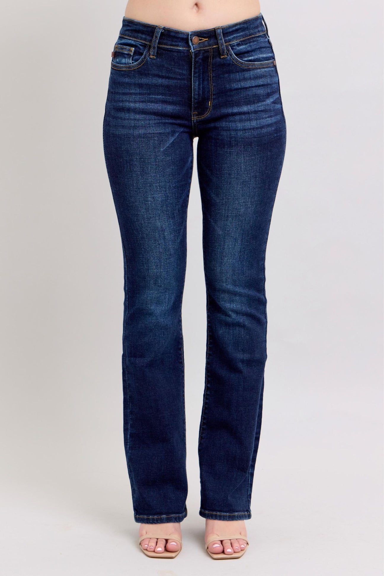 Judy Blue Dark Wash Bootcut Mid-Rise Jeans