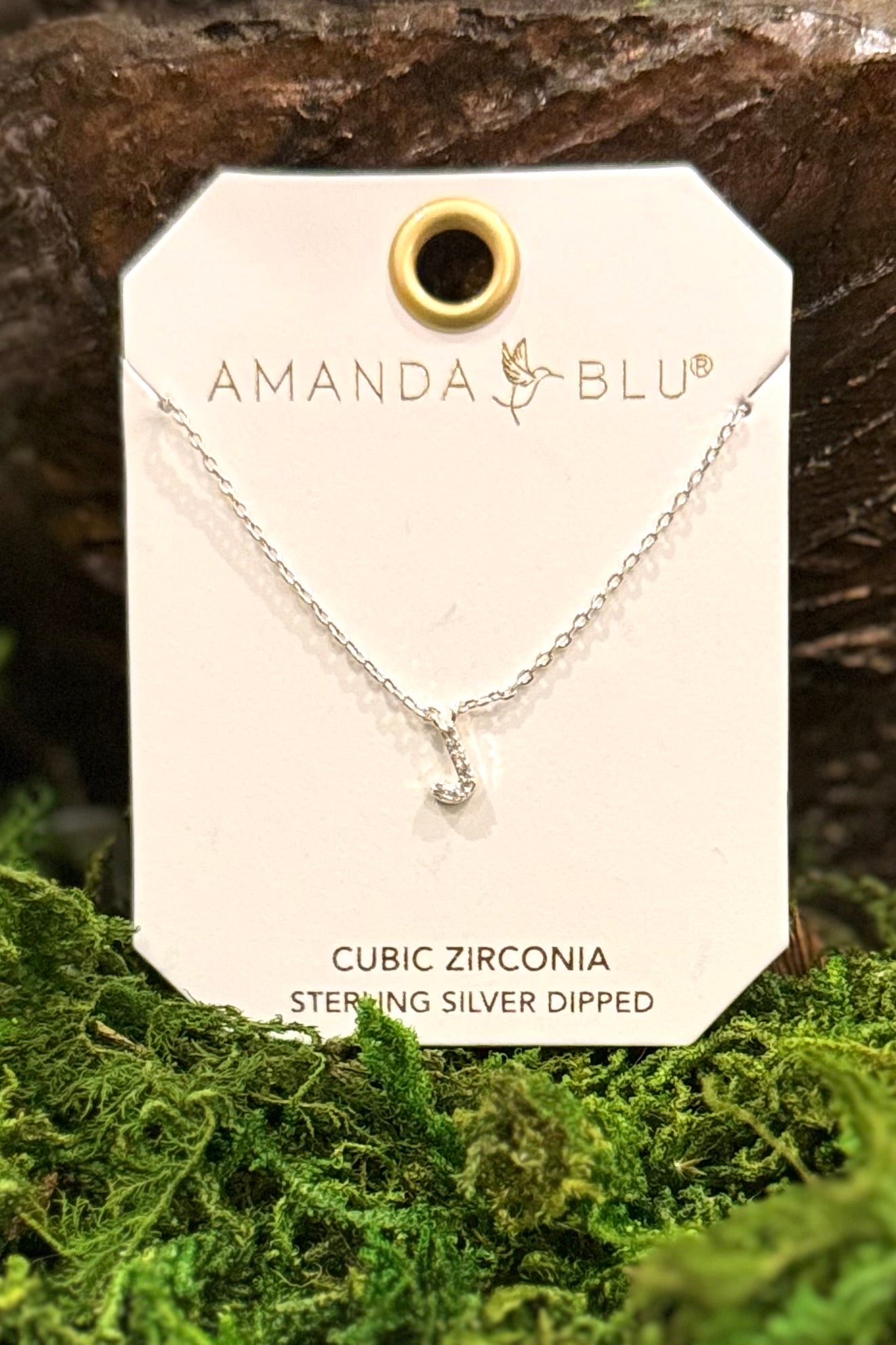 Amanda Blu Initial Necklace in Silver