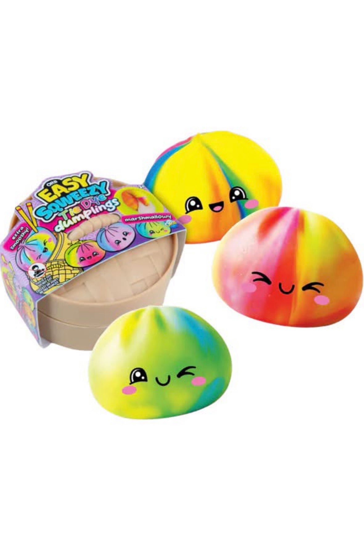 ORB Easy Sqweezy Tie Dye Dumplings Squishy