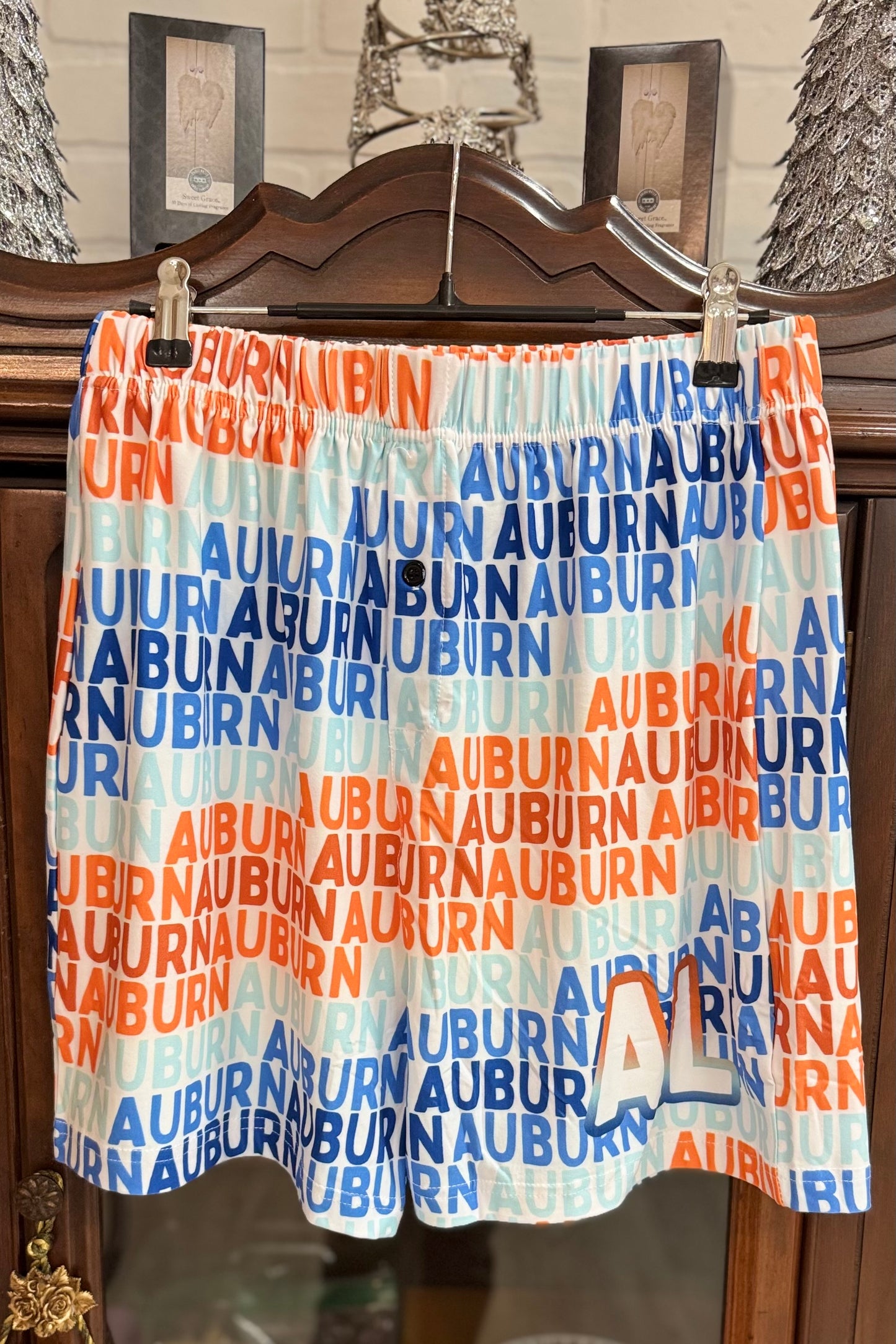 Auburn Words Lounge Boxer Shorts by Brief Insanity