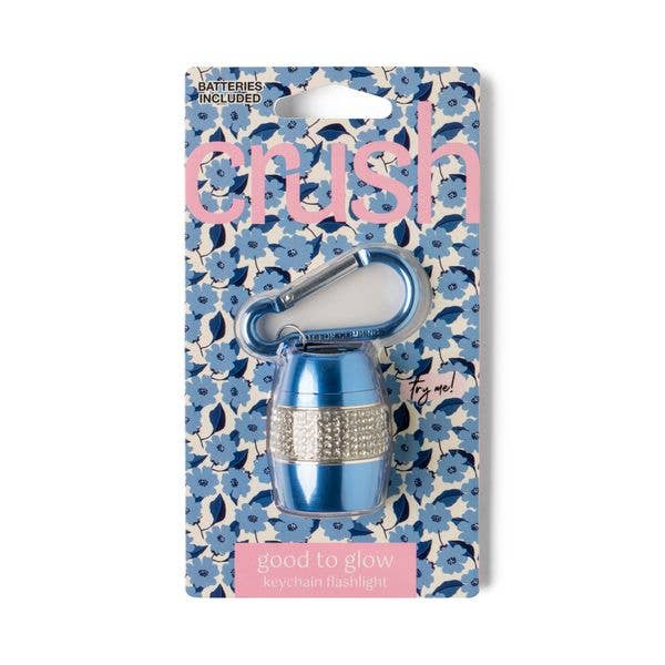 Good To Glow Rhinestone Keychain Flashlight by Crush
