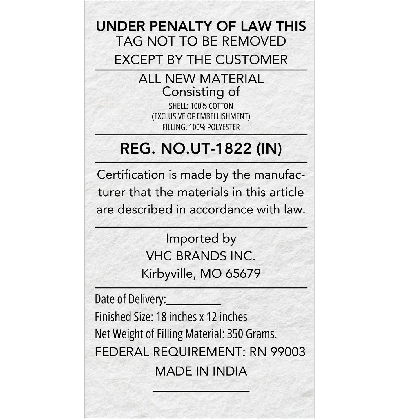 Gingerbread Man Appliqued Pillow 12 x 18