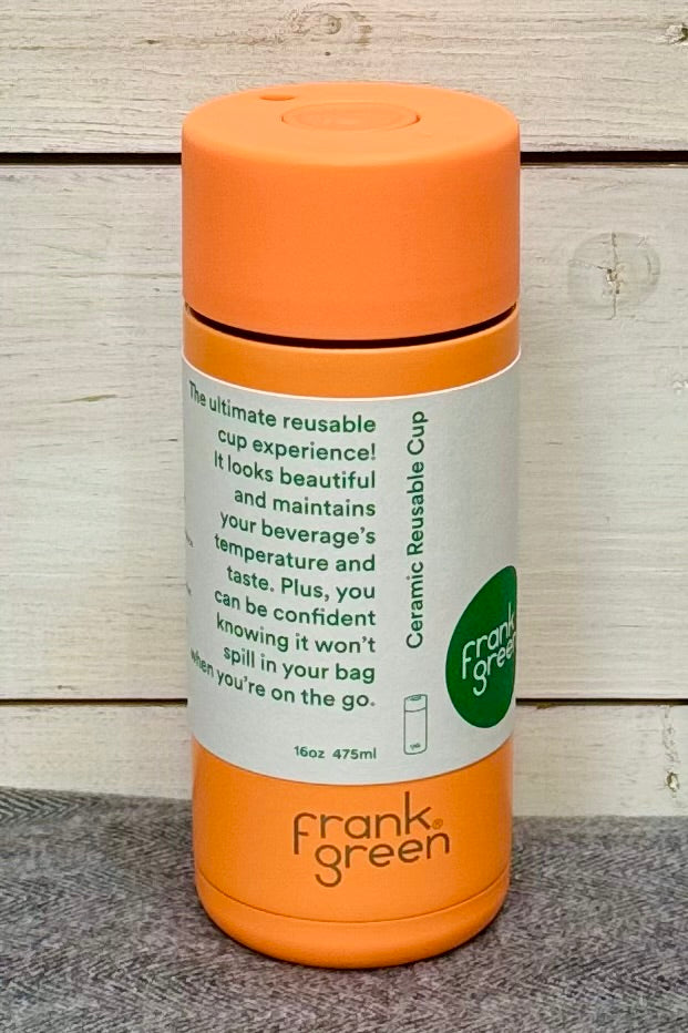 16 oz Frank Green Reusable Bottle with Ceramic Lining- HALF PRICE SUMMER SALE!