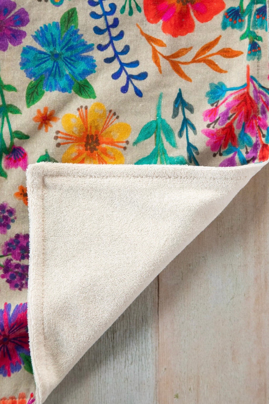Natural Life Cotton Dish Towel- Rainbow Garden