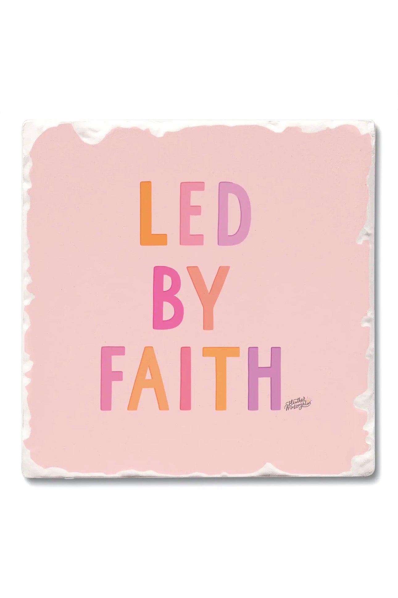 Led by Faith Coaster Collection