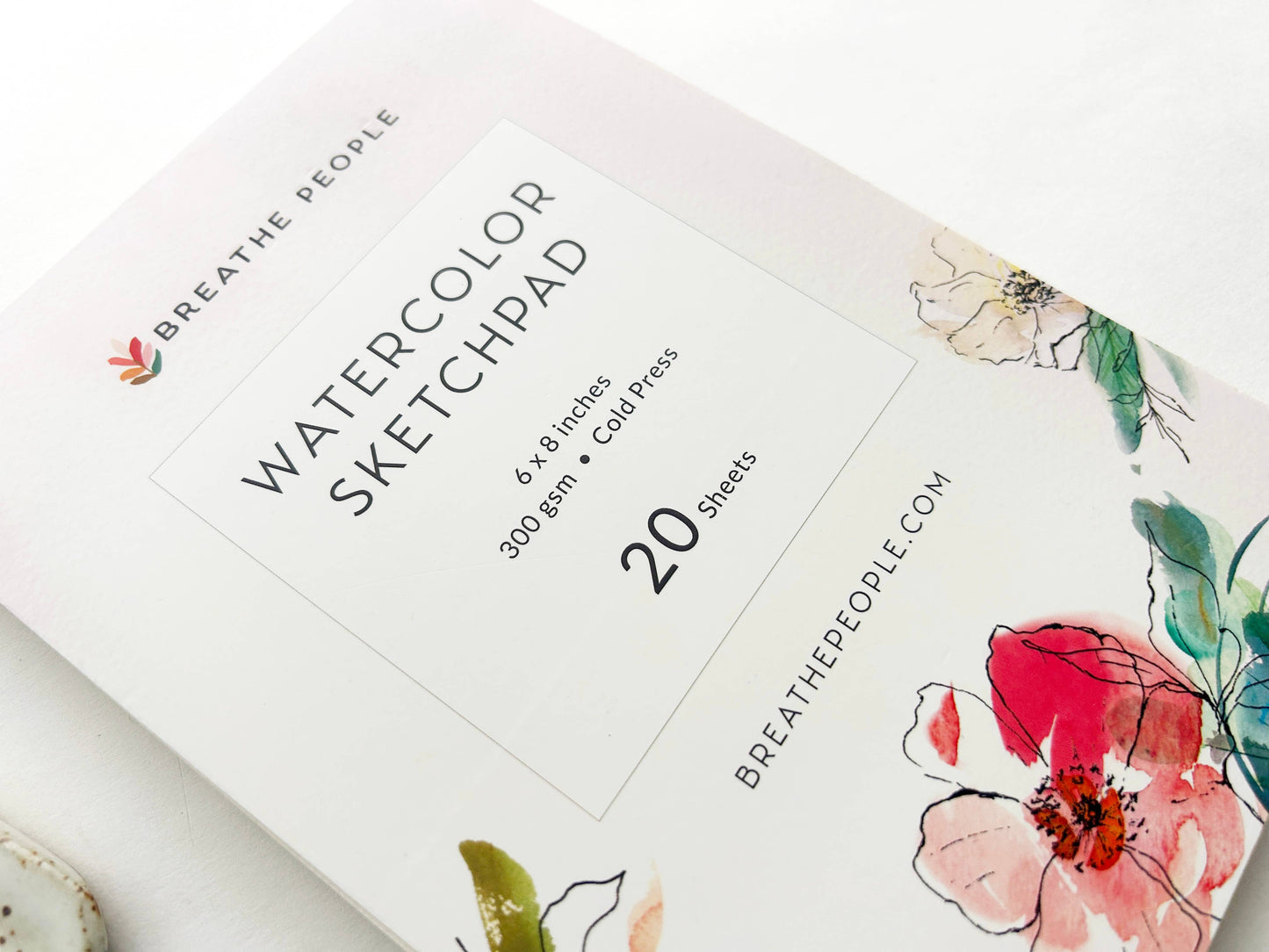 Breathe People Watercolor Sketch Pad for Creatives- Premium Art Supplies