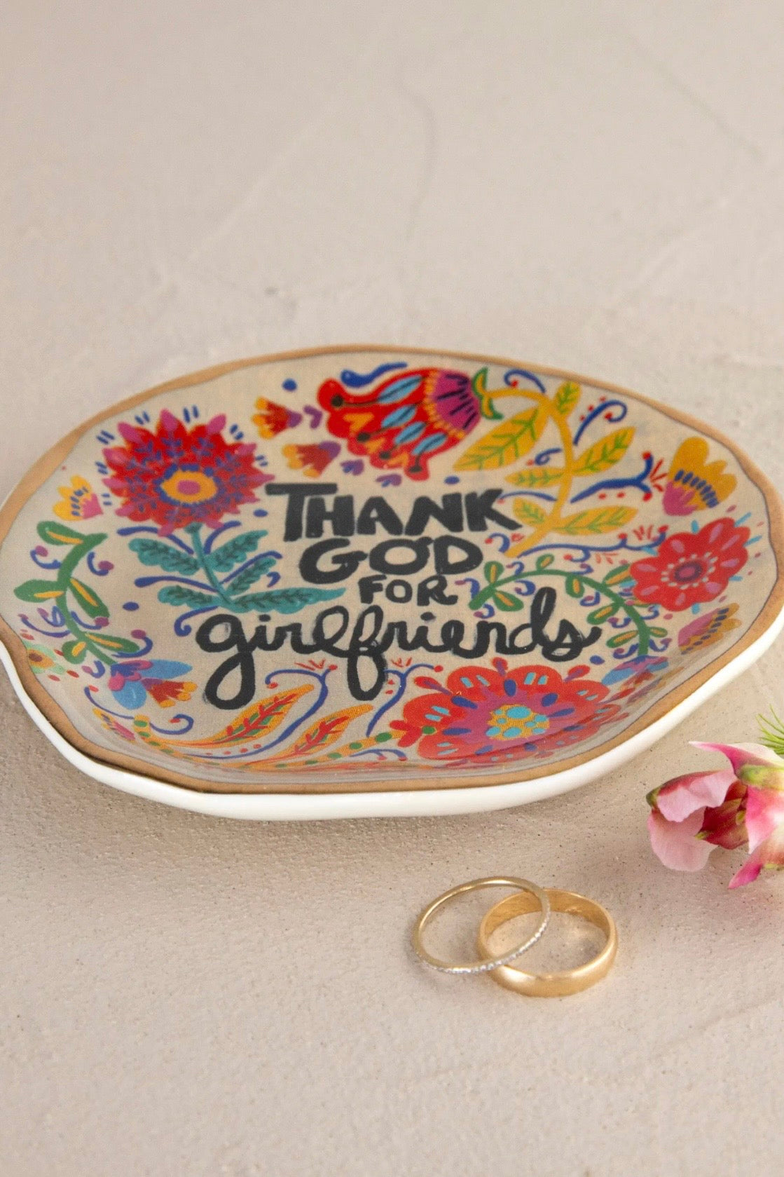 Natural Life Cute Little Bowl- Thank God for Girlfriends