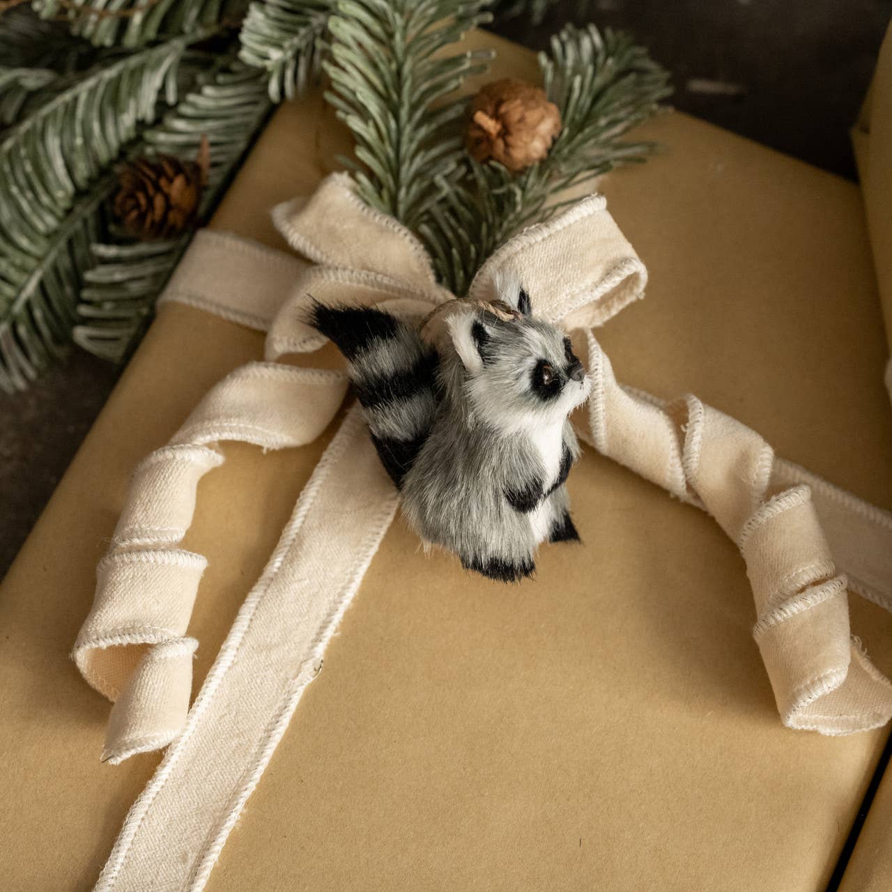 Woodland Raccoon Ornament