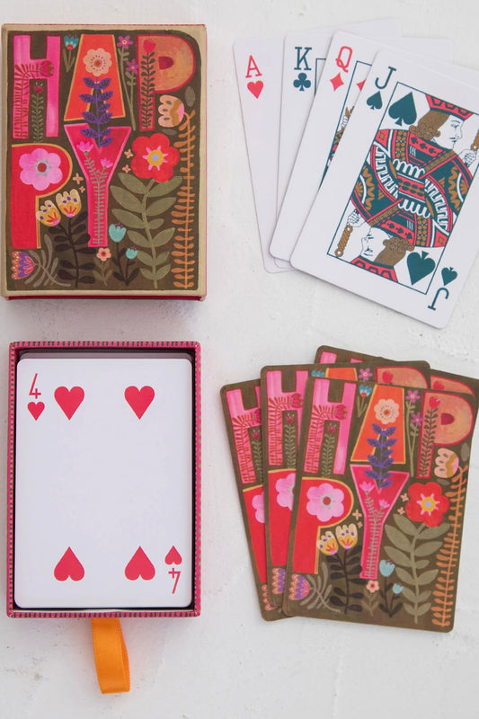 Natural Life Deck of Playing Cards- Happy