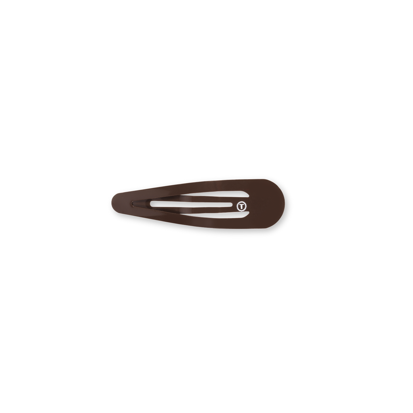 Teleties Snap Clip | Brown | 6 Count