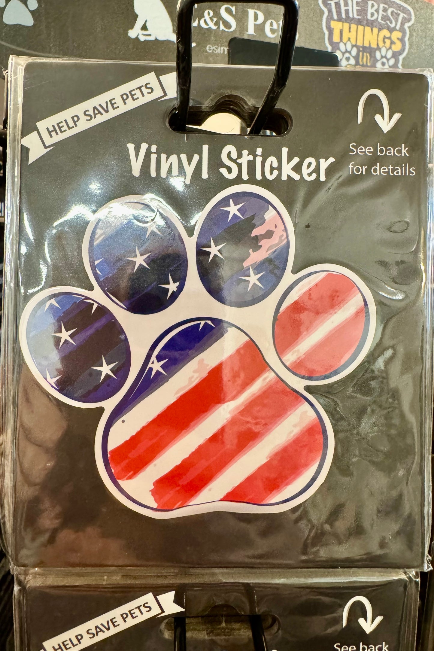 E & S Pets Vinyl Stickers