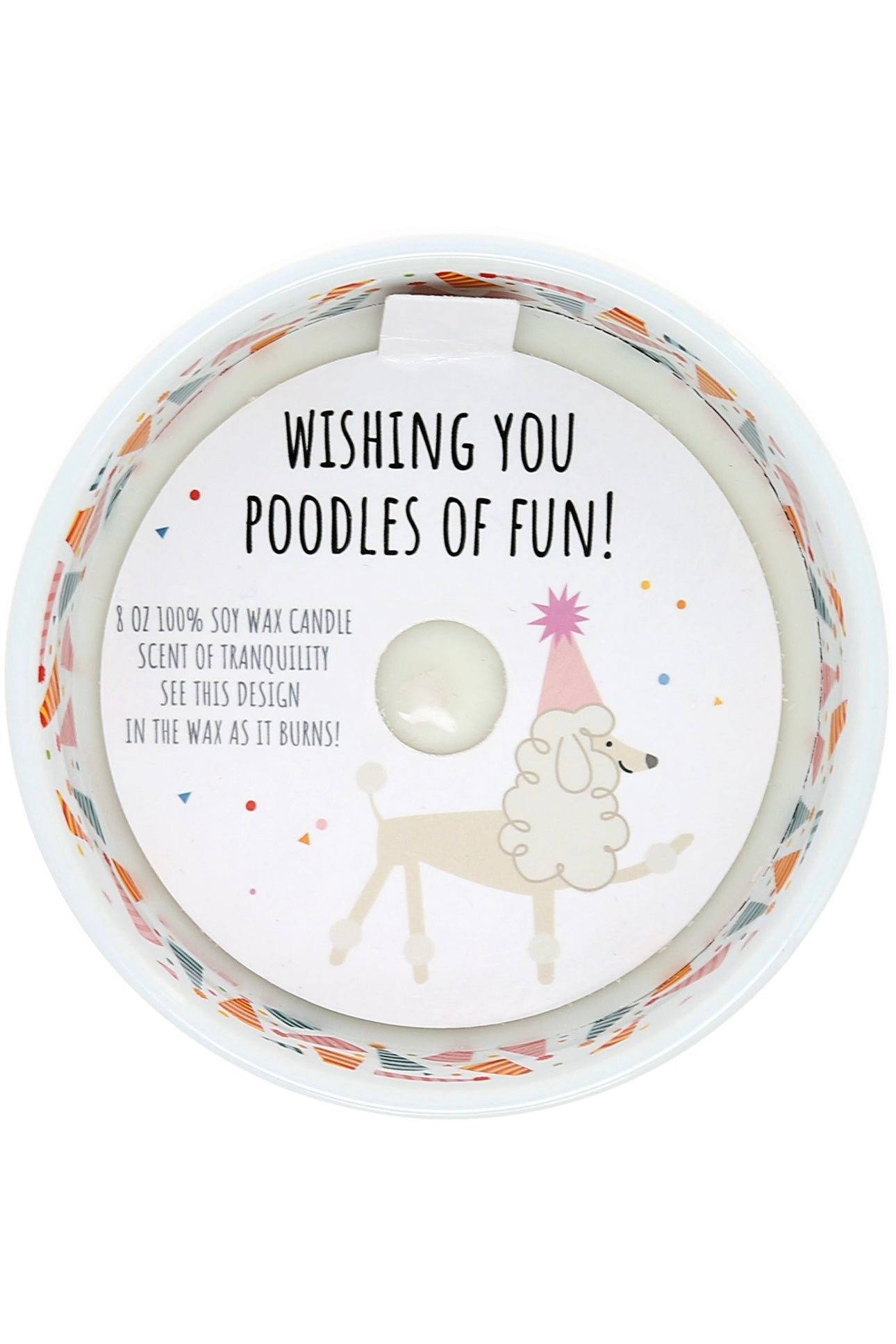 Raise the Woof Happy Birthday Wax Reveal 8 Ounce Candle