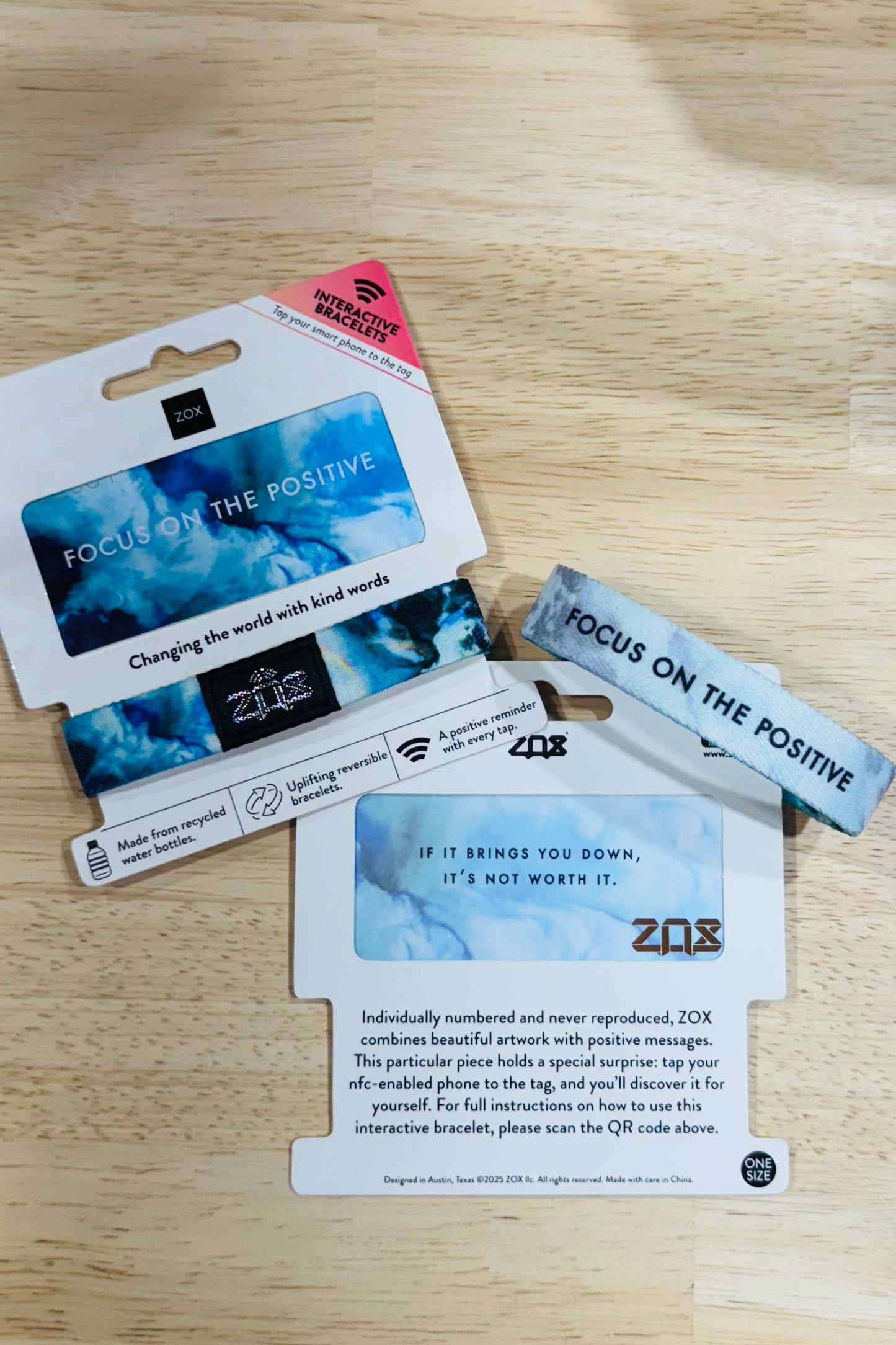 Zox Interactive Affirmation Bracelets